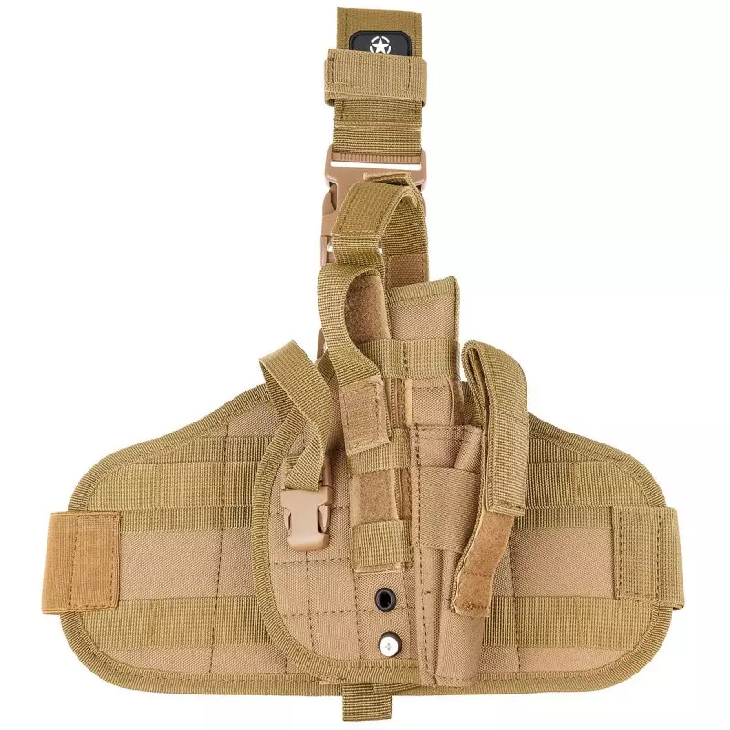 PPQ RIGHT THIGH HOLSTER tan front