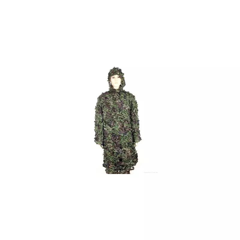 GHILLIE SUIT FOREST CAMO HOODED JACKET PANTS