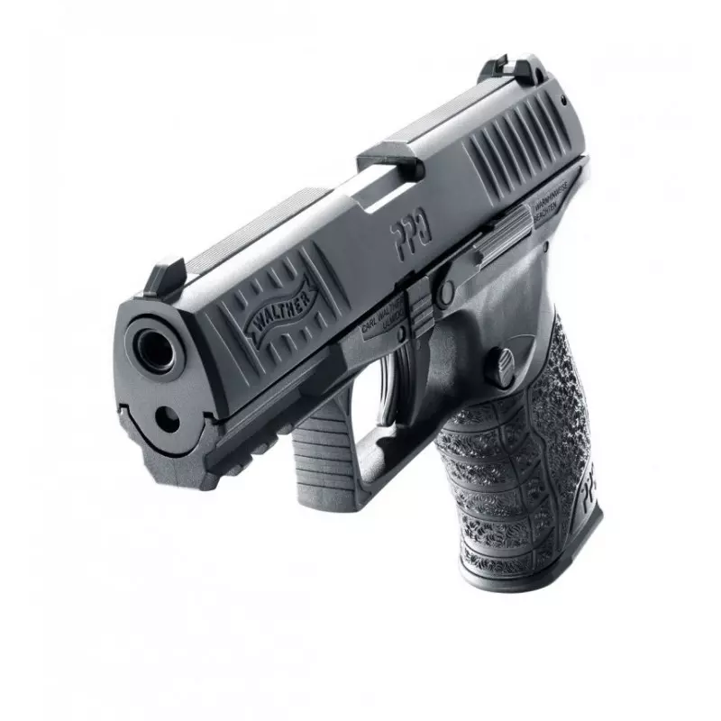 BLANK PISTOL WALTHER PPQ M2 BLACK 9MM front left