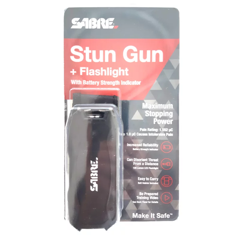 SHOCKER PARALYSANT AVEC LAMPE TORCHE SABRE RED