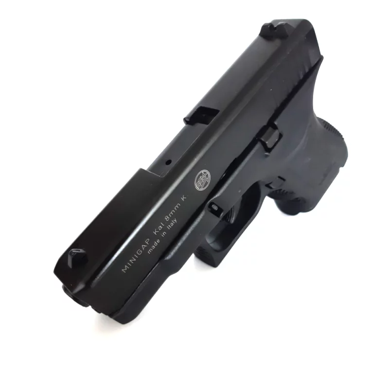 BRUNI BLANK PISTOL TOP FIRING MINIGAP Black 9MM PAK