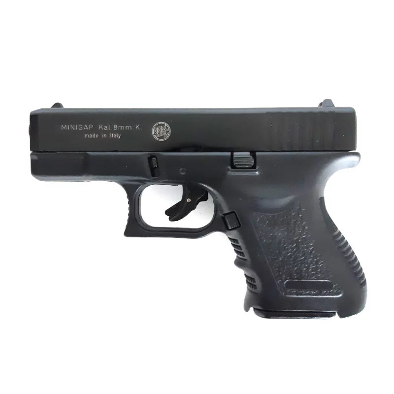 BRUNI BLANK PISTOL TOP FIRING MINIGAP Black 9MM PAK