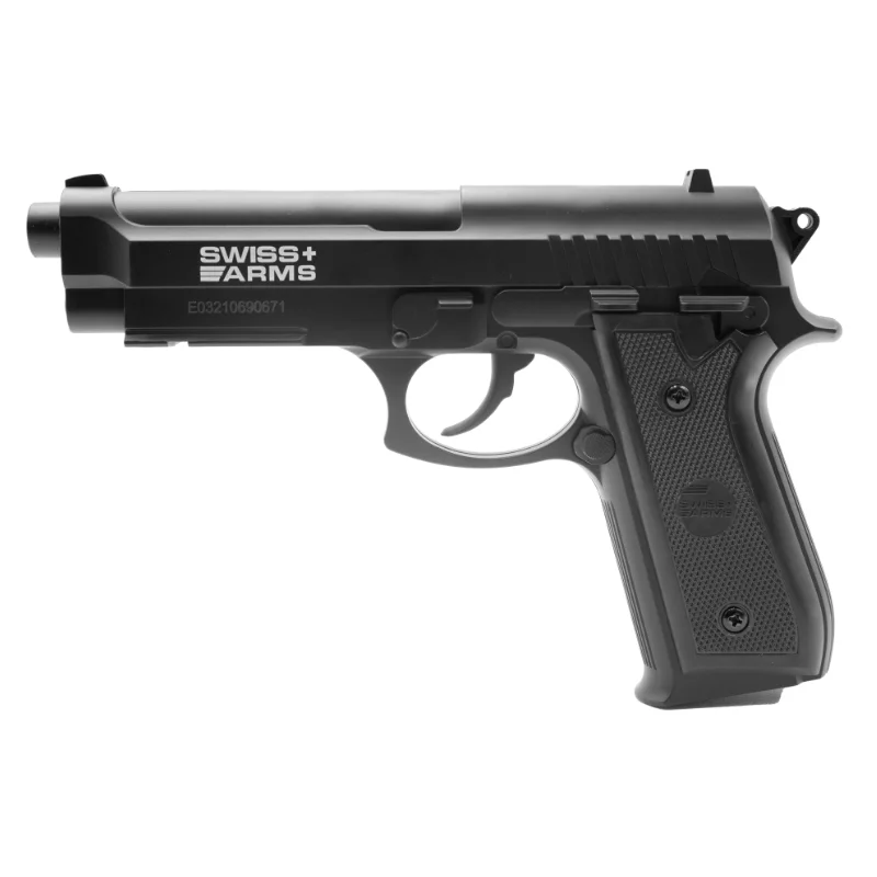PISTOLET SWISS ARMS SA 92 Noir - 4.5mm BB - CO²