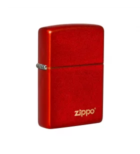 ZIPPO LIGHTER Anodized Red with Lasered Logo