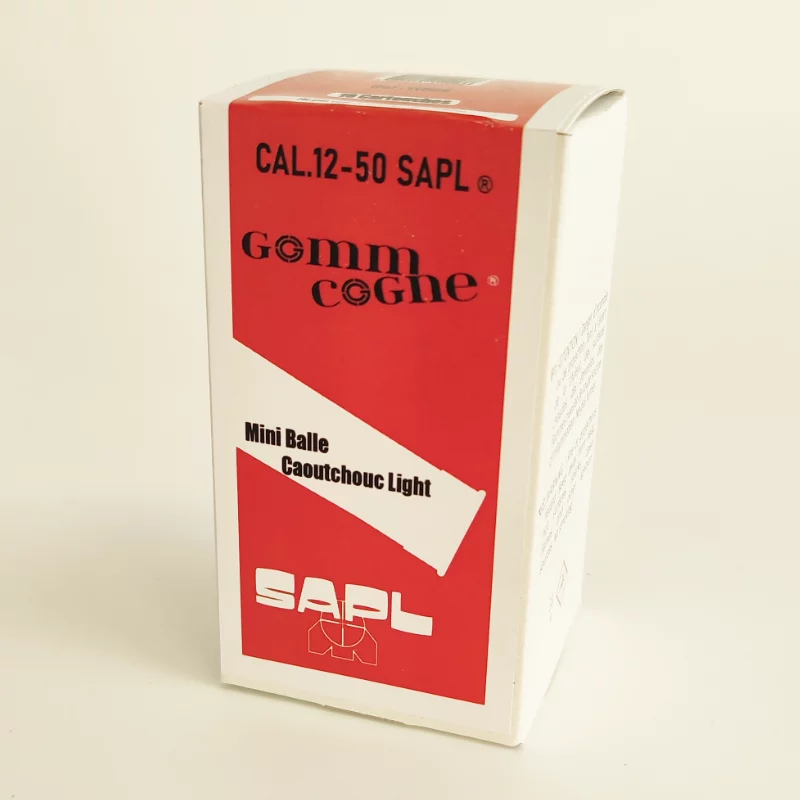 BOX OF 10 SAPL CARTRIDGES MINI GOMM-COGNE LIGHT Cal. 12-50