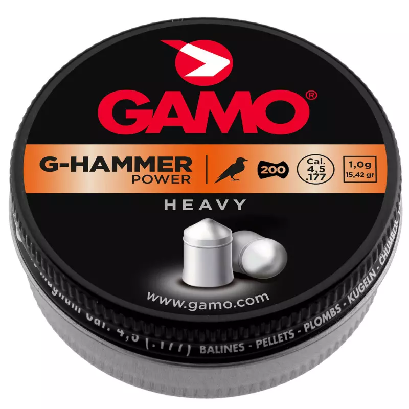 GAMO HAMMER POINTED PELLETS 4.5mm x200