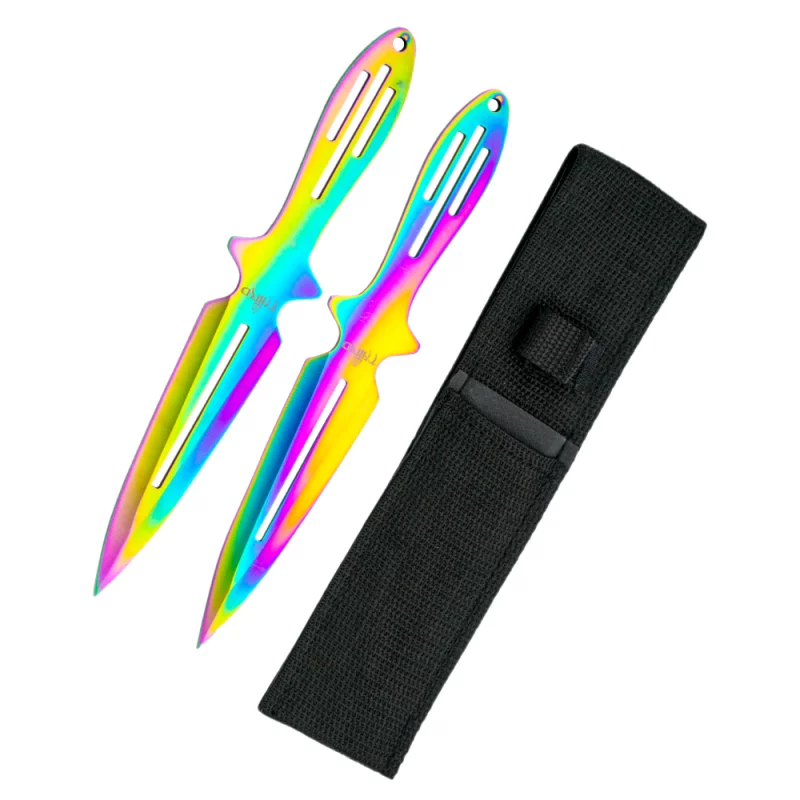THIRD RAINBOW THROWING KNIVES