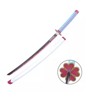 KATANA COSPLAY BAMBOO BLADE DEMON SLAYER KANROJI MITSURI ZS662-WOOD