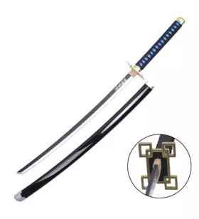 KATANA COSPLAY BAMBOO BLADE DEMON SLAYER MUICHIRO TOKITO ZS655-WOOD