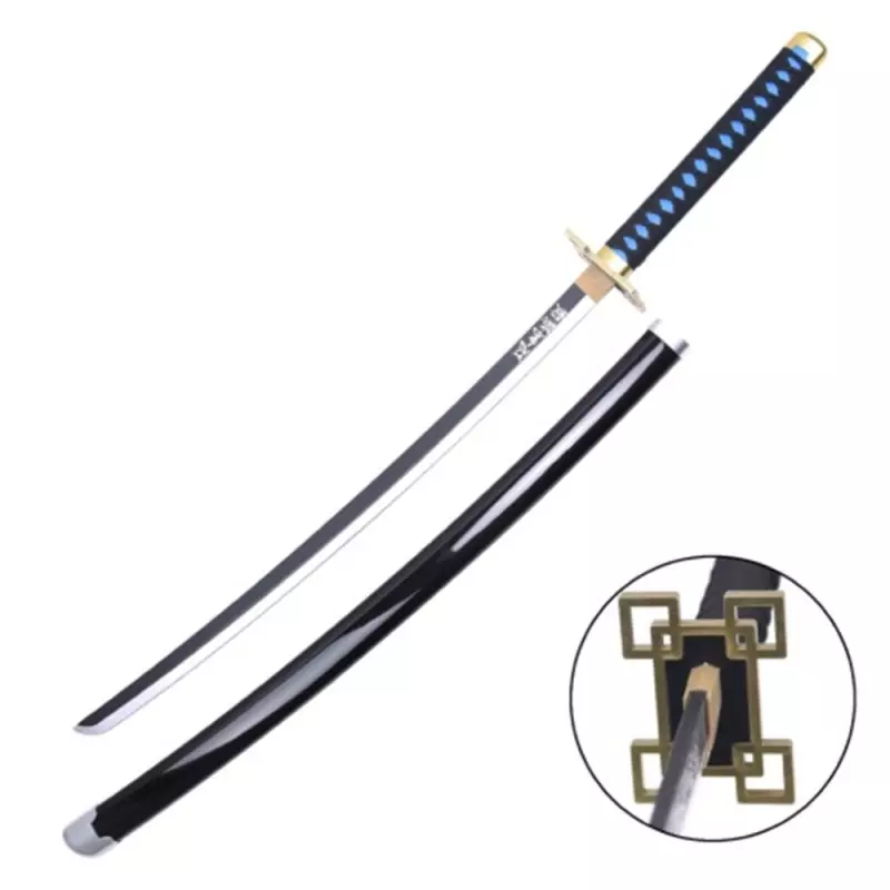 KATANA COSPLAY BAMBOO BLADE DEMON SLAYER MUICHIRO TOKITO ZS655-WOOD