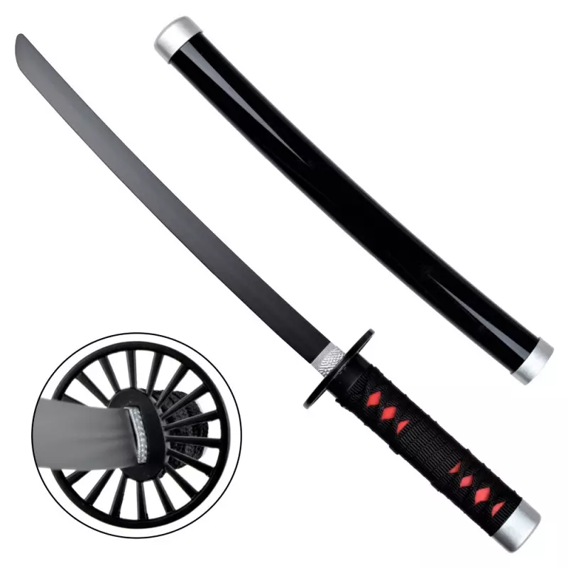 MINI KATANA DECO STEEL BLADE DEMON SLAYER PATTERN ZS650