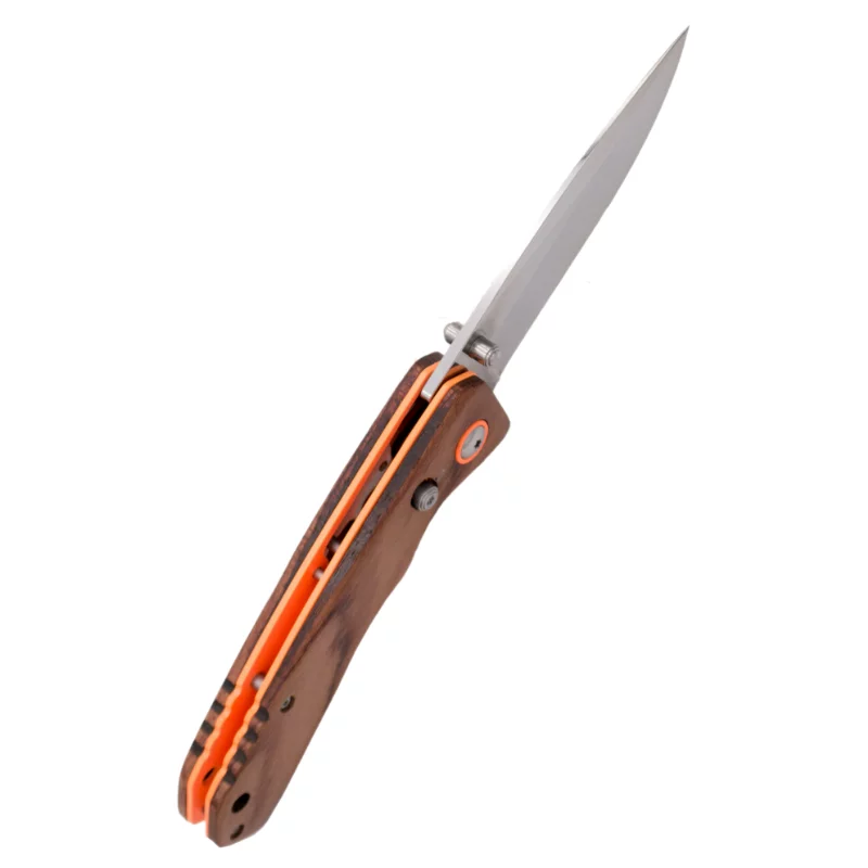 THIRD FOLDING KNIFE WOOD AND STEEL BLADE 8.5CM