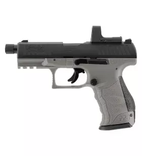 WALTHER PPQ M2 Q4 TAC COMBO PISTOL 4.6" Grey RDS 8 SCOPE - 4.5mm Pellet CO²