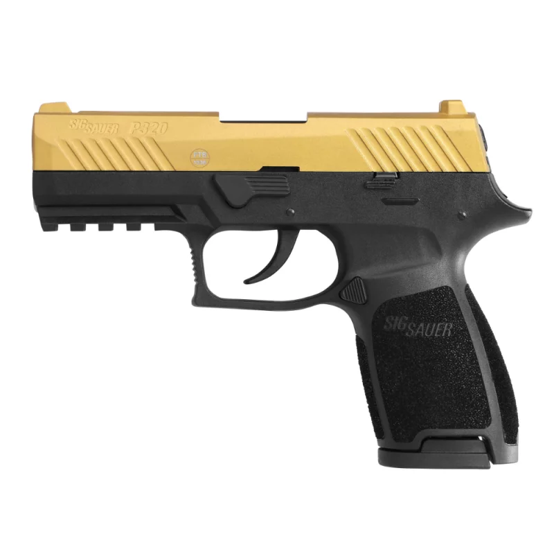 BLOW BLANK PISTOL F92 FULL AUTO Black Gold part Wood grip PACK - 9MM PAK -  Wicked Store