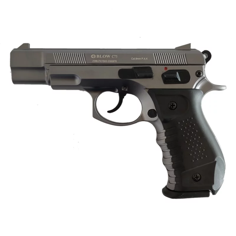 Pistolet d'alarme Kimar PK4 noir ou bicolore - 9 mm PAK - JP Fusil