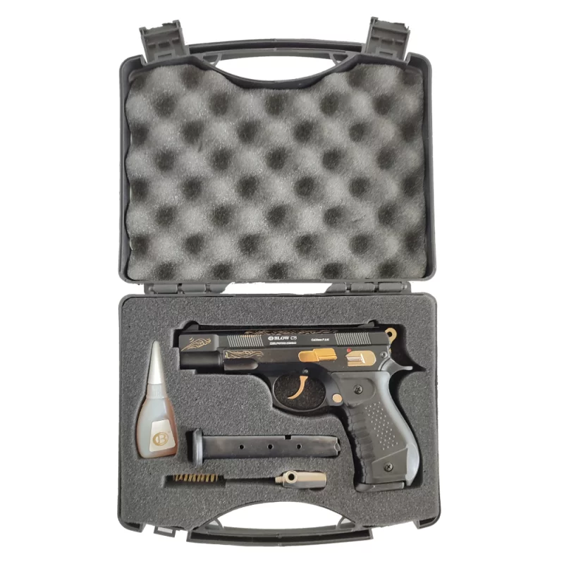 BLOW C75 BLANK PISTOL "EL NINO" Black grip 9MM PAK