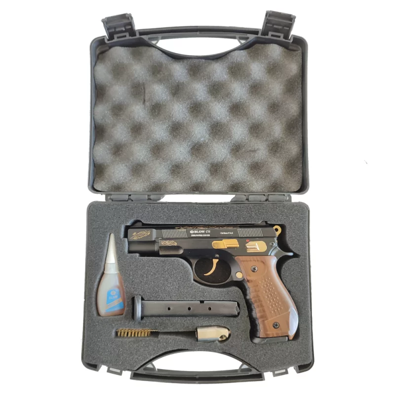 BLOW C75 BLANK PISTOL "EL NINO" Wood grip 9MM PAK