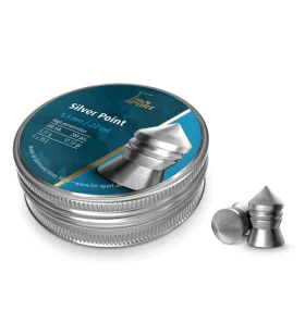 H&N SPORT POINTED HEAD PELLETS SILVER POINT 5.5mm x200