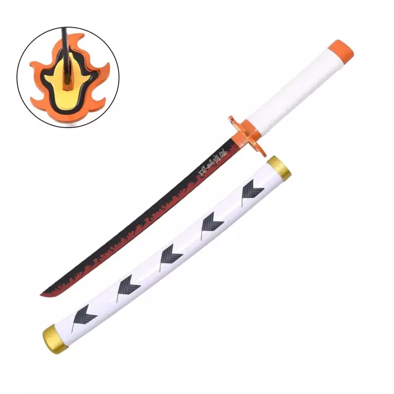 MINI KATANA DECO STEEL BLADE DEMON SLAYER PATTERN ZS656-2