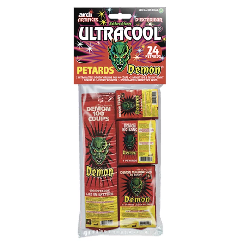 SELECTION OF DEMON ULTRACOOL FIRECRACKERS