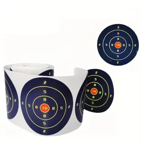 SELF-ADHESIVE SHOOTING TARGET ON REACTIVE PAPER 10CM (ROLL OF 200)