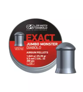 JSB EXACT JUMBO MONSTER PELLETS 5.52mm/1.645Gr x200