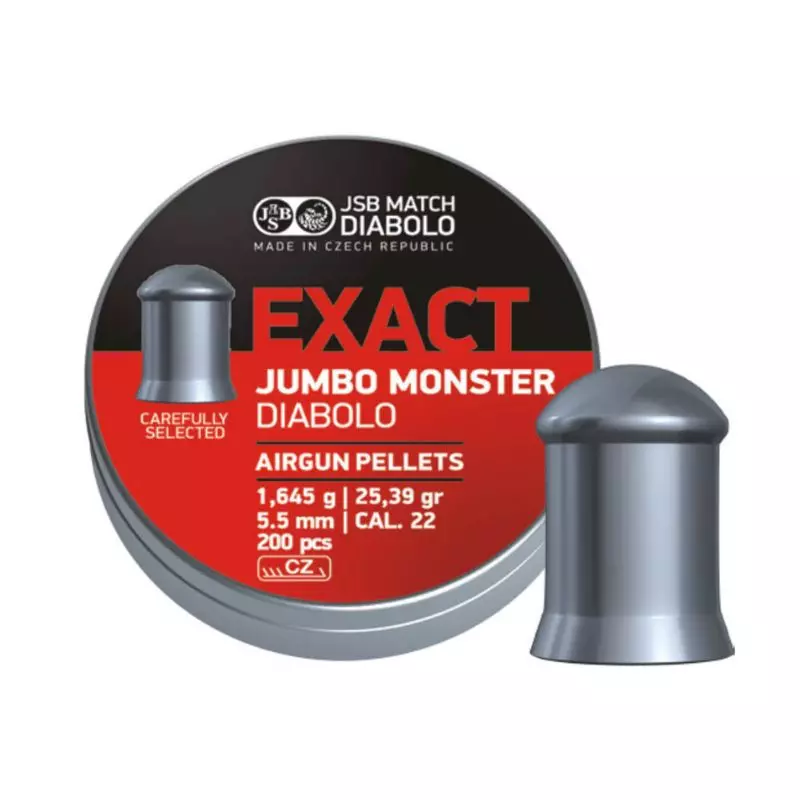 JSB EXACT JUMBO MONSTER PELLETS 5.52mm/1.645Gr x200