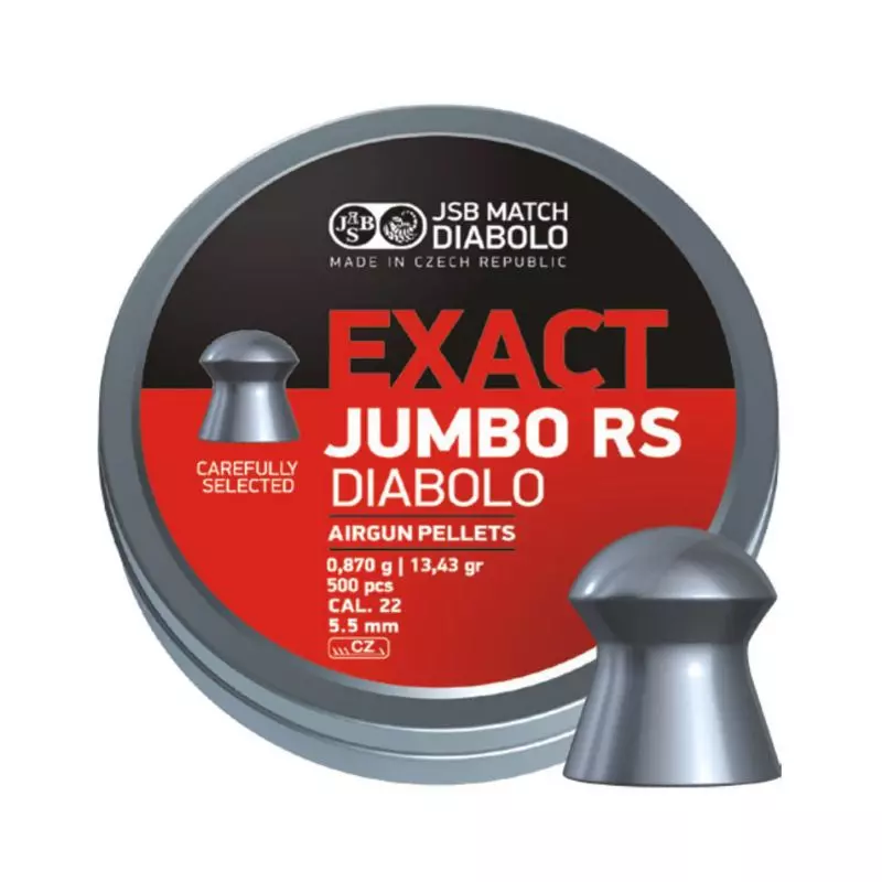 PLOMBS JSB EXACT JUMBO RS 5.52mm/0.870Gr x500
