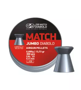 JSB MATCH JUMBO PELLETS 5.50mm/0.890Gr x300