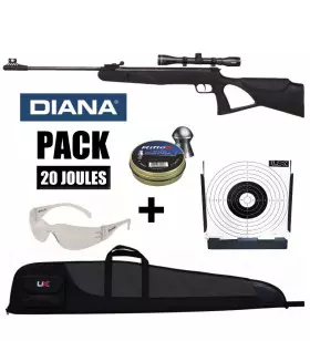 DIANA TWO-SIXTY AIR RIFLE PACK - Pellets 4.5mm / 19.9J