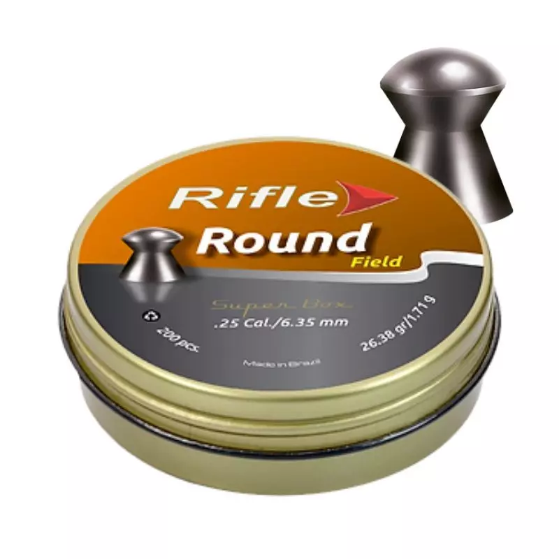 RIFLE FIELD ROUND PELLETS 6.35mm x150