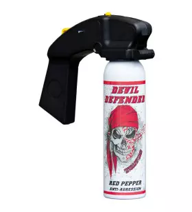 PEPPER GEL BOMB DEVIL DEFENDER RED PEPPER - 100ML WITH HANDLE