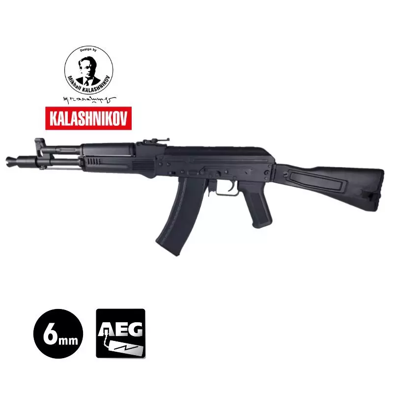 KALASHNIKOV AK-74M AEG Black 450BBs 1J