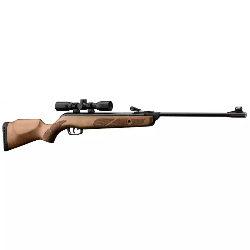 GAMO FOREST COMBO WOOD AIR RIFLE + 4X32 SCOPE - Pellets 4.5mm / 14J right