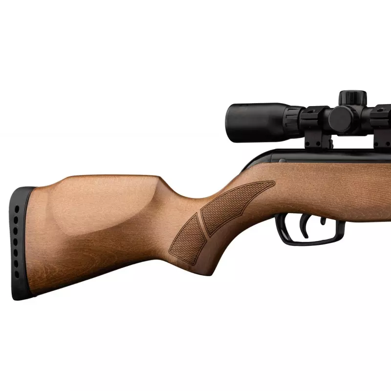 GAMO FOREST COMBO WOOD AIR RIFLE + 4X32 SCOPE - Pellets 4.5mm / 14J zoom