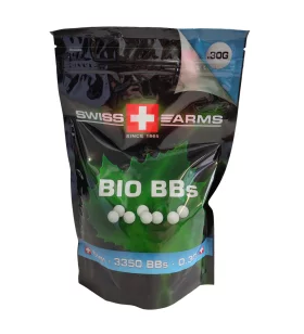SWISS ARMS ORGANIC AIRSOFT BBs 0.30 g White BAG OF 1Kg