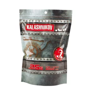 KALASHNIKOV AIRSOFT BBs 0.25 g White BAG OF 4000 BBs