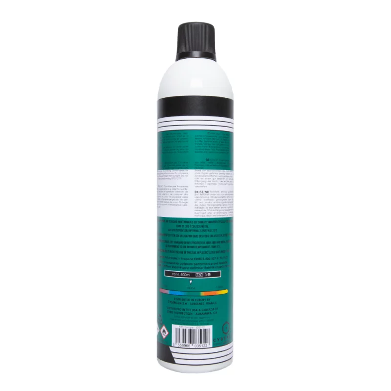 SWISS ARMS GAS BOTTLE 130 PSI Lubricated - 760ML