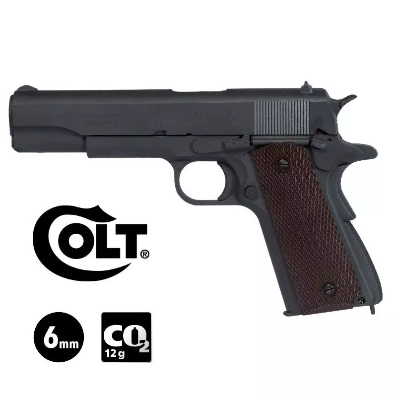 COLT 1911 A1 AIRSOFT PISTOL 100Th Anniversary - 6 mm GBB - CO²