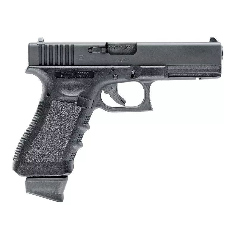 GLOCK 17 DELUXE AIRSOFT PISTOL Black - 6 mm BB - CO² 1J