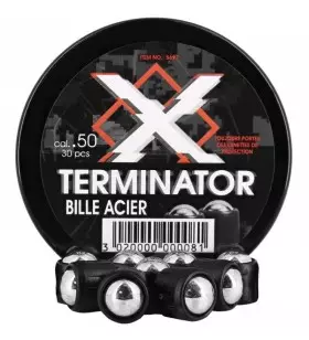 BALLES ACIER X-TERMINATOR pour HDR50 TR50 (x30)