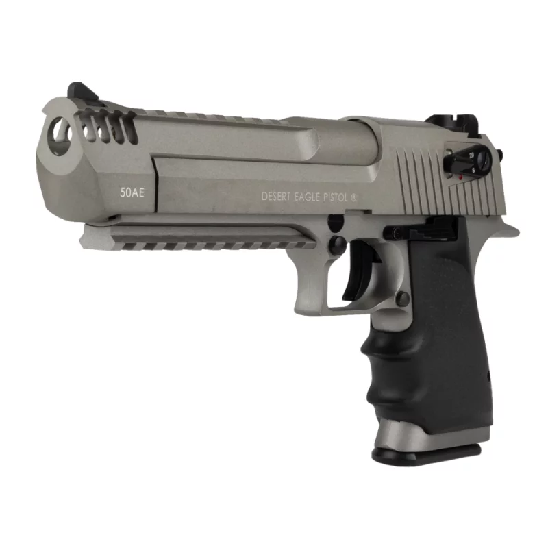 DESERT EAGLE L6 AIRSOFT PISTOL FULL AUTO Stainless - Blowback - 6 mm BB - CO²