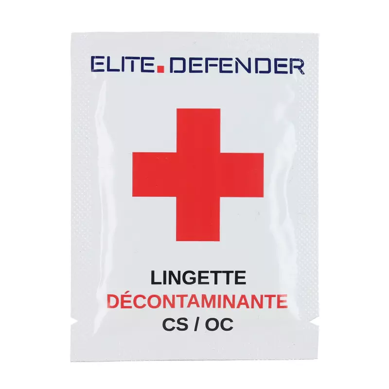 LINGETTE DECONTAMINANTE CS/OC ELITE DEFENDER