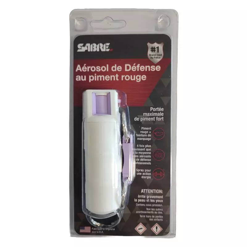 SABRE RED PEPPER SPRAY WITH GLOW IN THE DARK CASE