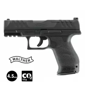 PISTOLET WALTHER PDP COMPACT 4" Noir - 4.5mm BB CO²