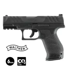 WALTHER PDP COMPACT 4" AIRSOFT PISTOL Black - 6 mm BB CO2