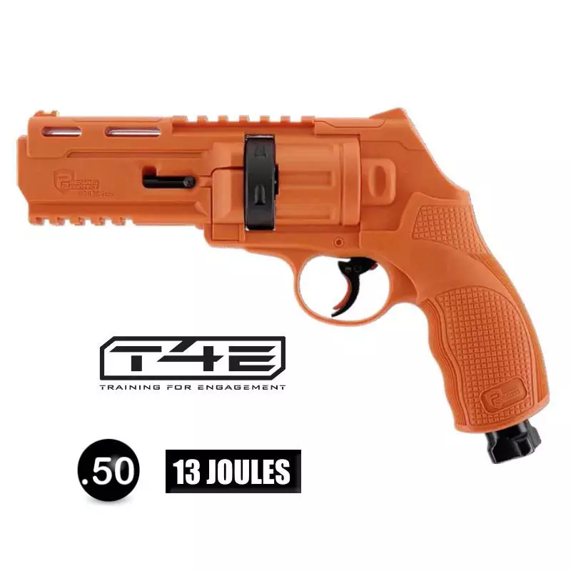 P2P HDR50 Gen2 DEFENCE REVOLVER ORANGE - Cal .50 - 13 Joules