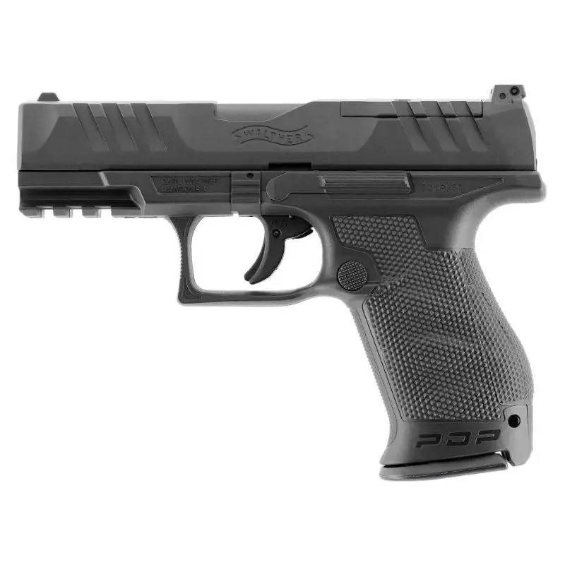PACK PISTOLET WALTHER PDP COMPACT 4" Black - 6 mm BB CO2