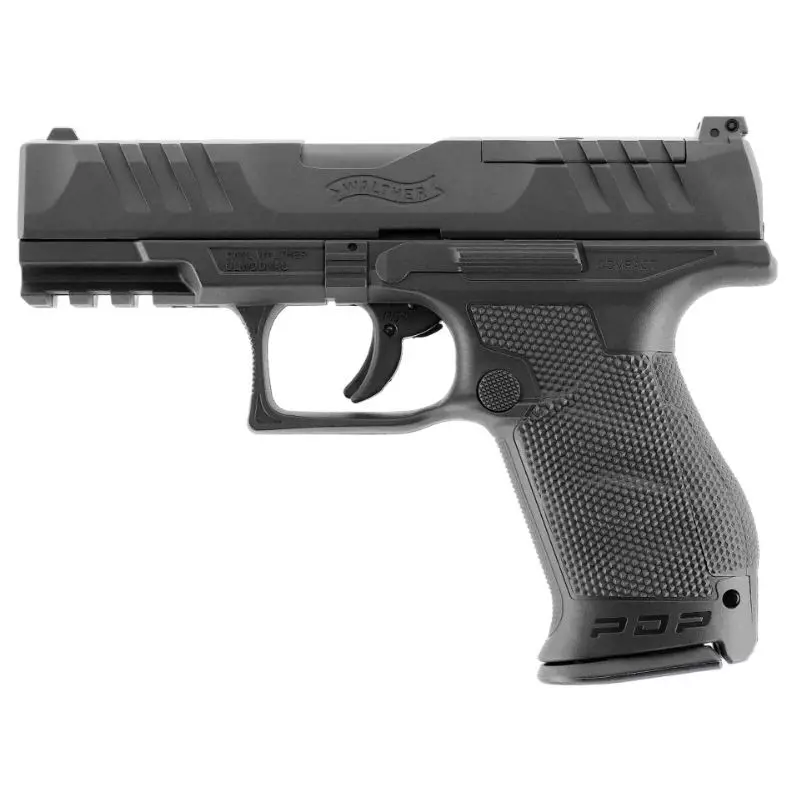 PACK PISTOLET WALTHER PDP COMPACT 4" Noir - 4.5mm BB CO²