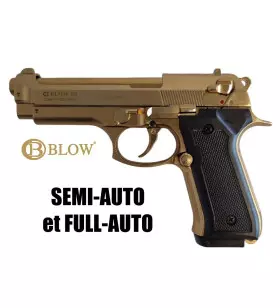 PISTOLET A BLANC BLOW F92 FULL AUTO Or - 9MM PAK